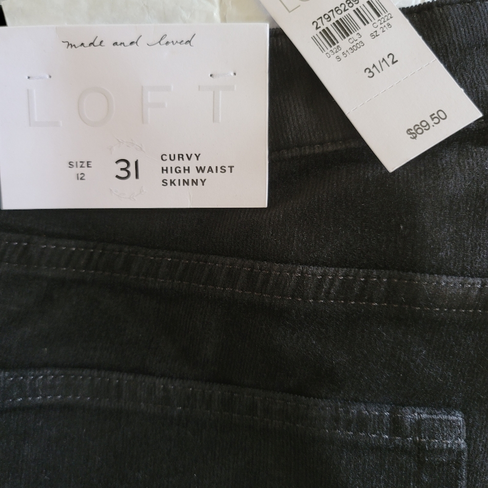 Skinny corduroy pants